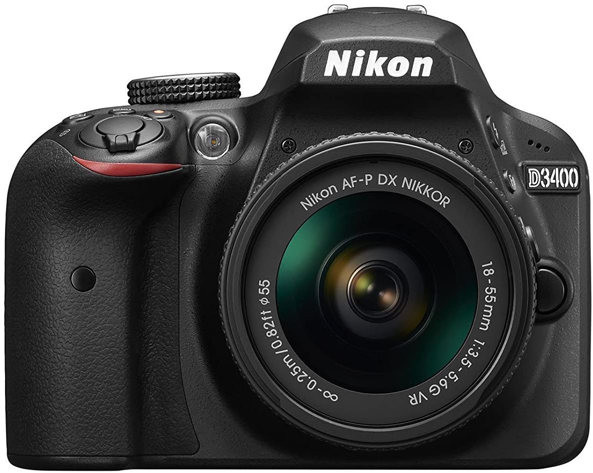 Nikon D3400 DSLR Camera w/ AF-P DX NIKKOR 18-55mm Household package 99% New Used