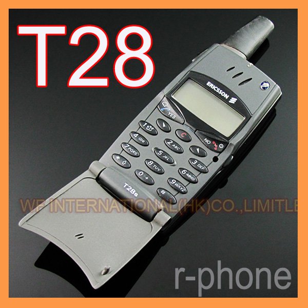 Refurbished Sony Ericsson T28 T28s Mobile cell Phone 2G GSM 900/1800 Unlocked Black &amp;