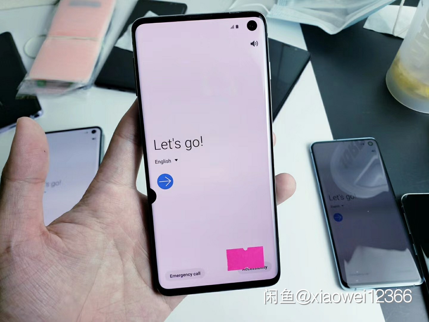 Refurbished Samsung Galaxy S10 6.1&quot; 4G Phone 8GB +128GB  3 rear Camera 3400mAh NFC Phone
