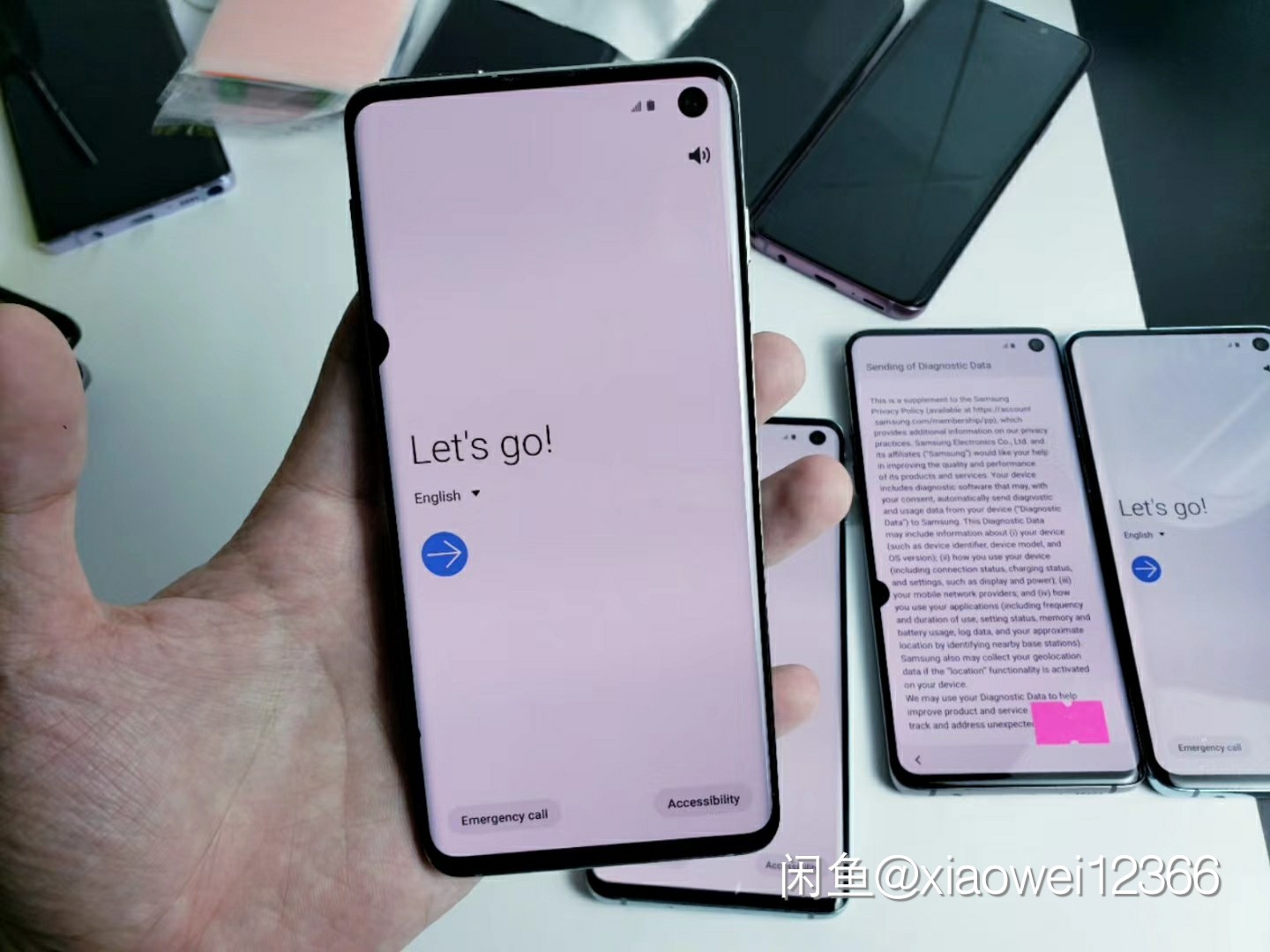 Refurbished Samsung Galaxy S10 6.1&quot; 4G Phone 8GB +128GB  3 rear Camera 3400mAh NFC Phone