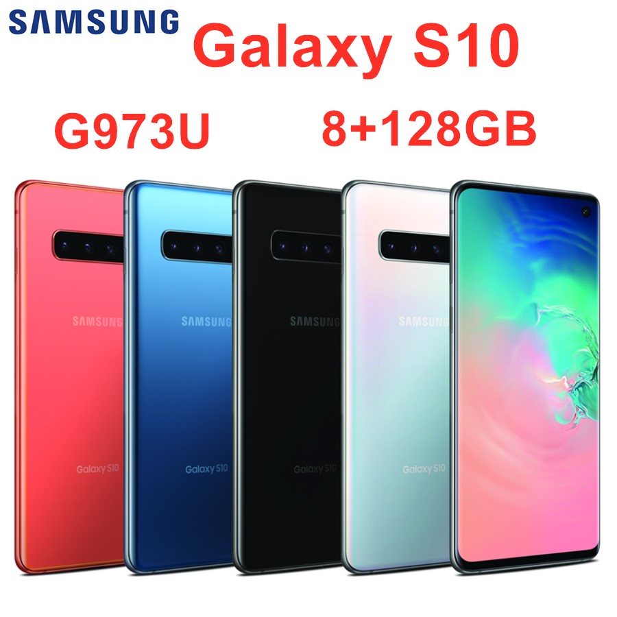 Refurbished Samsung Galaxy S10 6.1&quot; 4G Phone 8GB +128GB  3 rear Camera 3400mAh NFC Phone