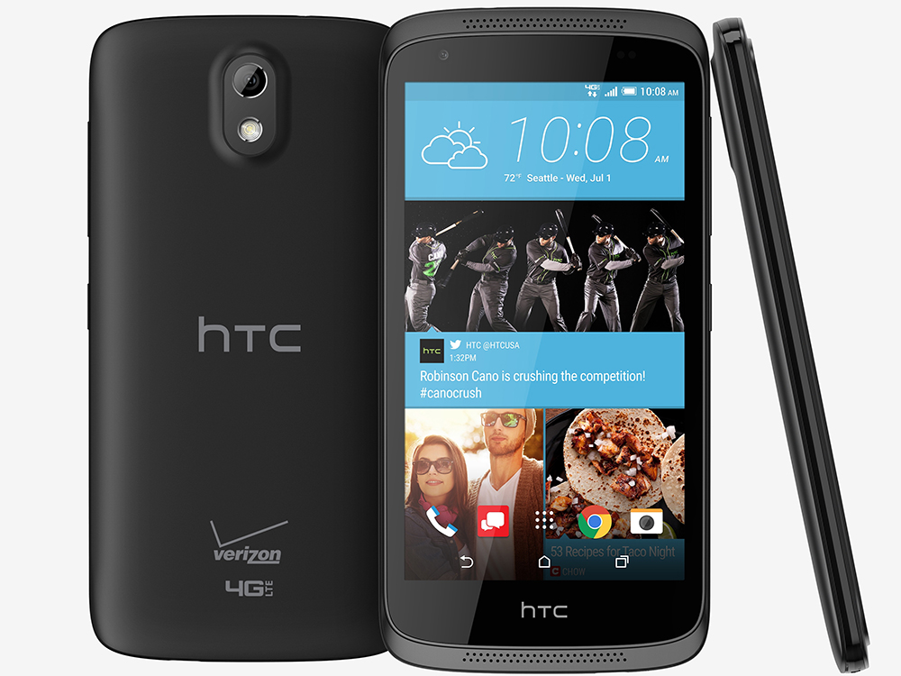Refurbished Global HTC Desire 526 8GB ROM ,2GB RAM 8MP ,Single SIM - Cobalt smart phone black 2+8g