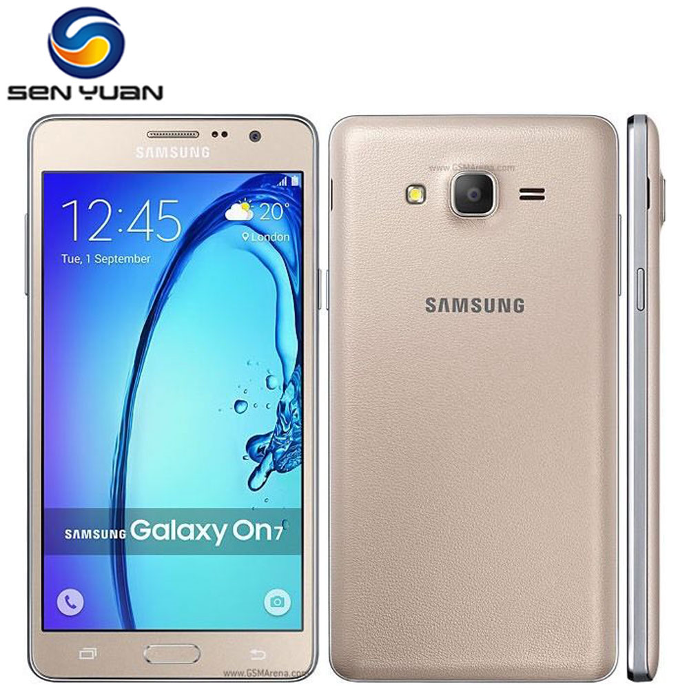 Refurbishedl Samsung Galaxy On7 G6000 Mobile Phone 8GB/16 ROM 1.5 RAM 13MP Camera Quad Core Dual sim