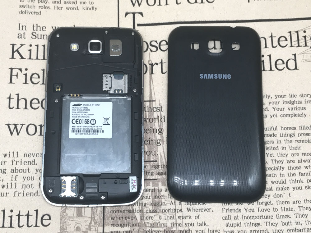 Refurbished Unlocked Samsung Galaxy Win 4.3 Inch 1GB Ram 4GB ROM 5.0MP  Bluetooth 3G Mobile Phone