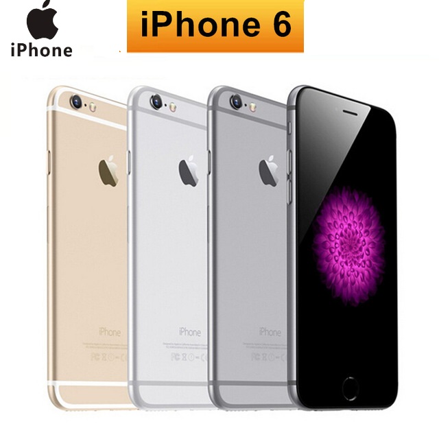 Refurbished smartPhone iphone 6 -16G/32/64/128-8 MP+1.2 MP- 4.7&quot;+4G net without fingerprint  iphone6