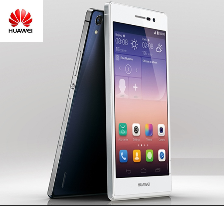 Refurbished phone Huawei P7  2+16GB -5 ''screen-13+8MP single sim smartphoneP7