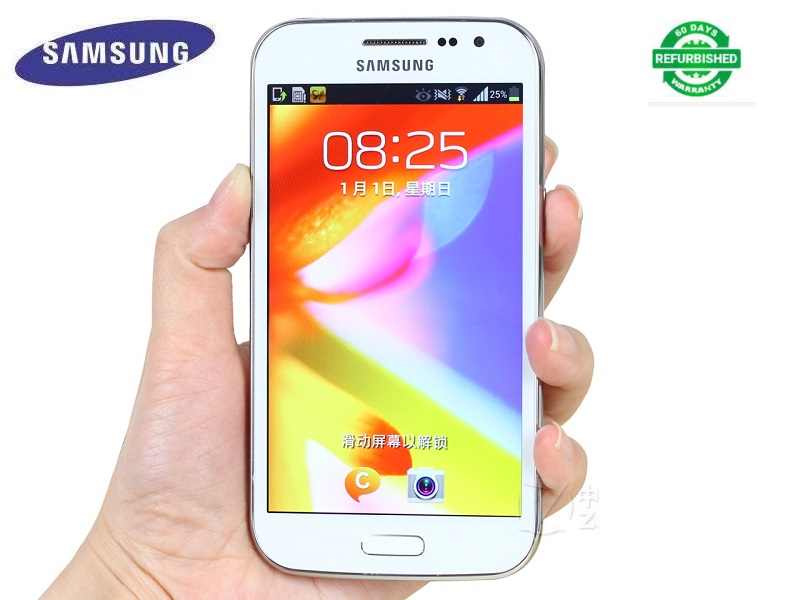 Refurbished Unlocked Samsung Galaxy Win 4.3 Inch 1GB Ram 4GB ROM 5.0MP  Bluetooth 3G Mobile Phone