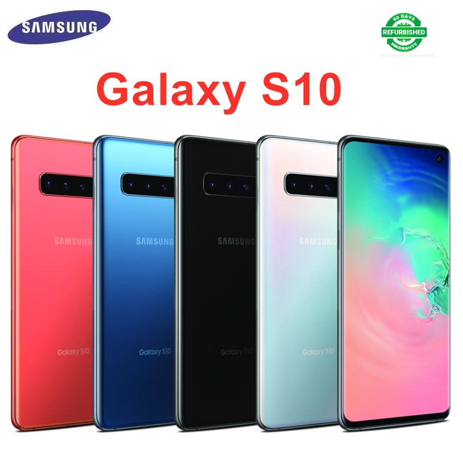 Refurbished Samsung Galaxy S10 6.1&quot; 4G Phone 8GB +128GB  3 rear Camera 3400mAh NFC Phone