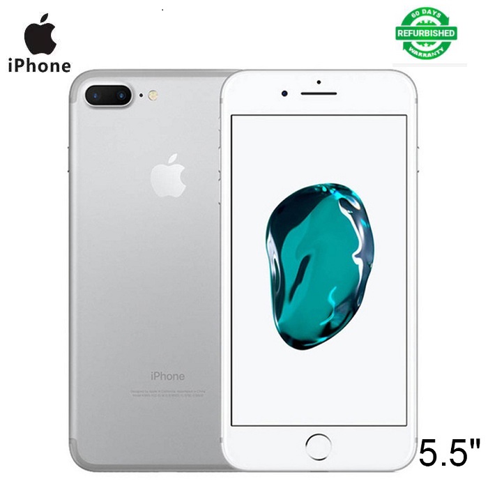 Refurbished 4G net iphone 7 plus 32G/128G/256GB 12MP+7MP 5.5” fingerprint unlocked iphone7 plus