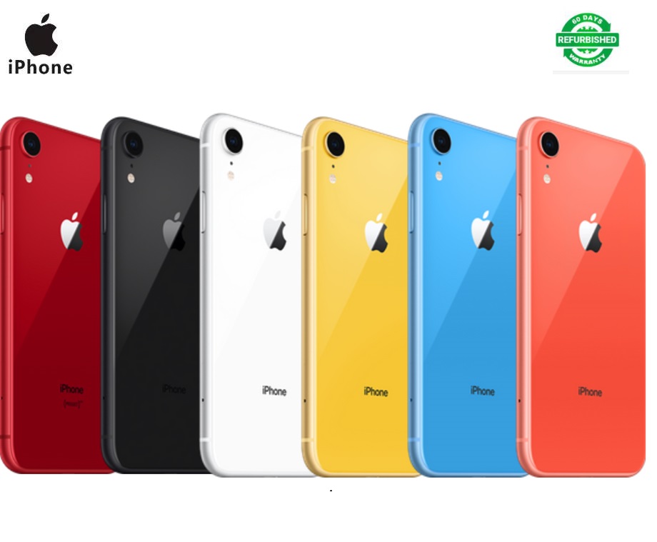 Refurbished iphone XR 64G/128G/256GB 12MP 6.1 inch dual sim without Face recognition