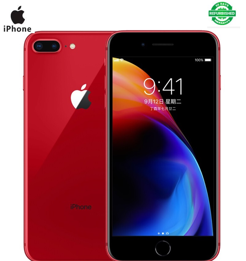 Refurbished  iphone 8 plus 64GB/256GB+3GB 12MP+7MP 5.5 inch without fingerprint  unlocked