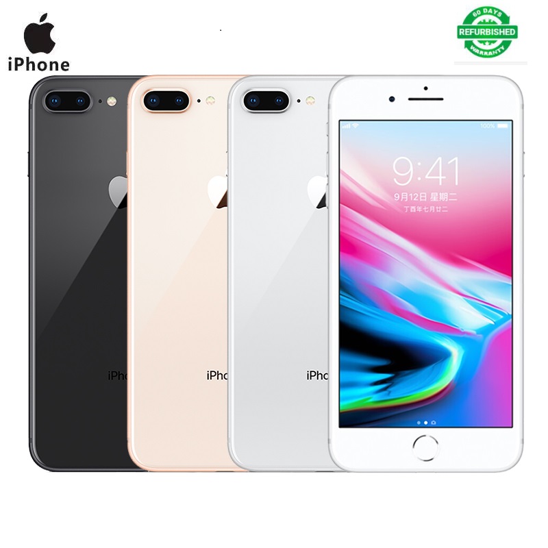 Refurbished phone iphone 8 plus 256GB+3GB 12MP+7MP 5.5 inch with fingerprint iphone 8plus unlocked