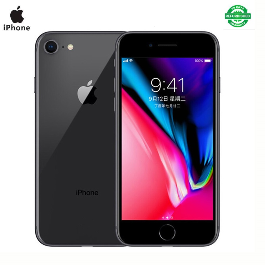 refurbished Apple iPhone 8  64GB 3D Touch ID 12.0MP 4.7&quot; inch Apple Fingerprint
