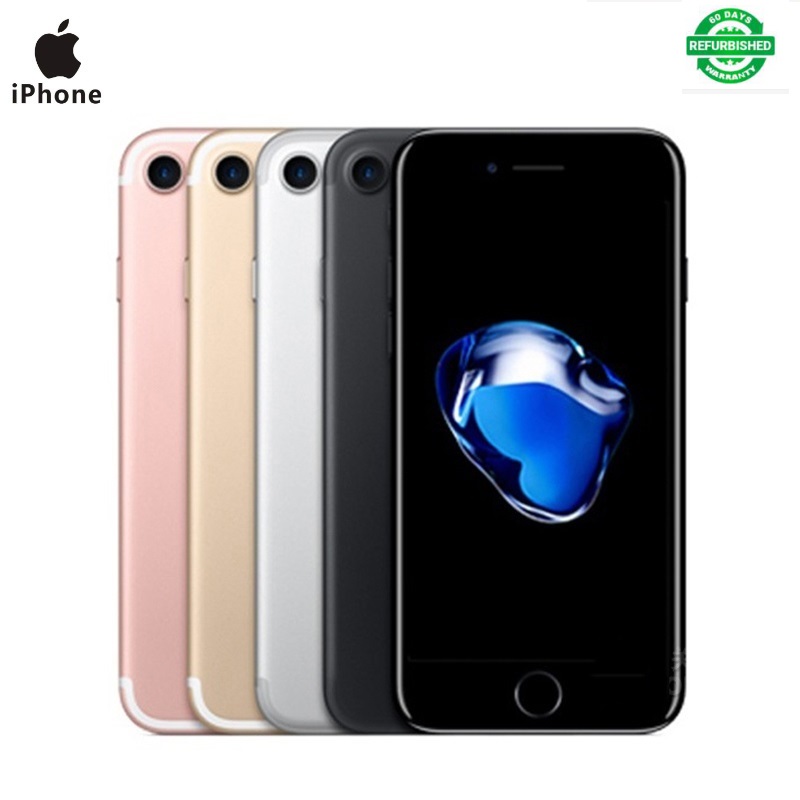 Refurbished smartphone iphone 7 128GB +2GB 12MP+7MP 4.7 inch apple with fingerprint iphone7 unlocked