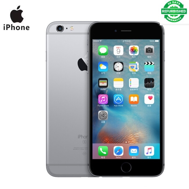 Refurbished iPhone 6S -16GB/32GB+2GB -12 MP+5MP- 4.7 Inch+4G net without fingerprint unlock iPhone6S