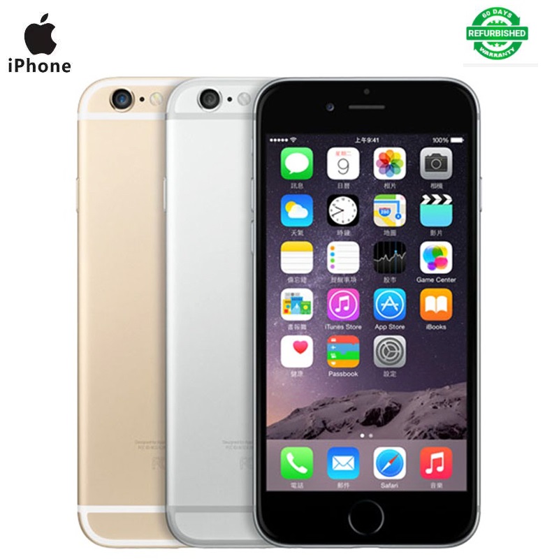 Refurbished smartPhone  iphone 6 -64GB-8 MP+1.2 MP- 4.7 Inch+4G network without fingerprint  iphone6
