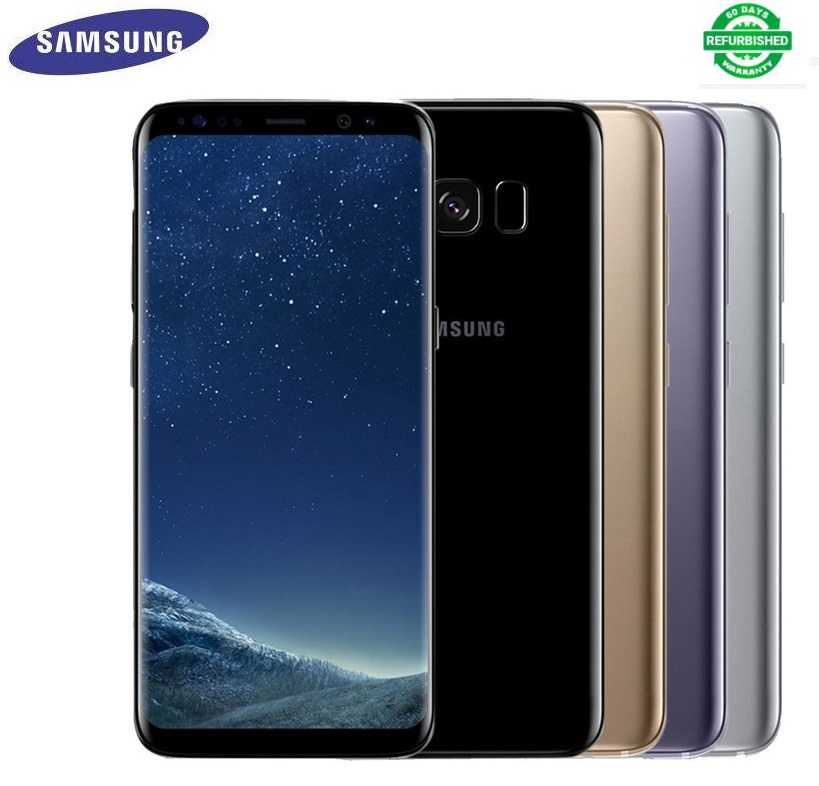 Refurbished Samsung Galaxy S8 64GB ROM+4GB RAM 5.8&quot; 12MP+8MP smartphone with small black dot