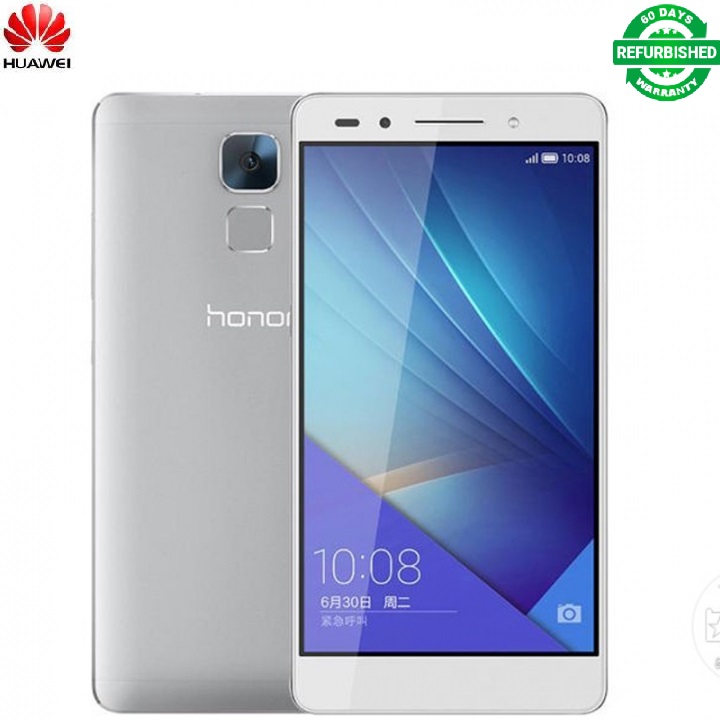 Refurbished mobile phone Huawei Honor 7 + 3+64GB -5.2&apos;&apos;screen-20+8MP-Double SIM-3100mAh smartphone