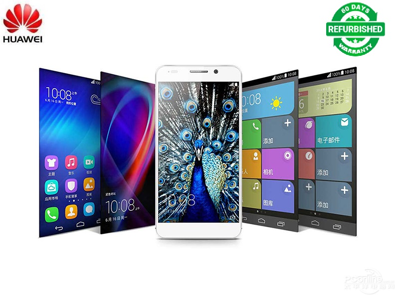 Refurbished phone Huawei Honor 6 3+32GB -5&apos;&apos;screen 13+5 MP- -3100mAh smartphone Honor6