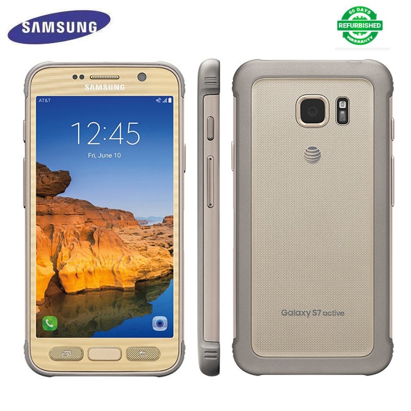 Original  Refurbished 5.1&quot; Samsung Galaxy S7 Active G891A 4GB +32GB 12MP NFC 4000mAh SmartPhone