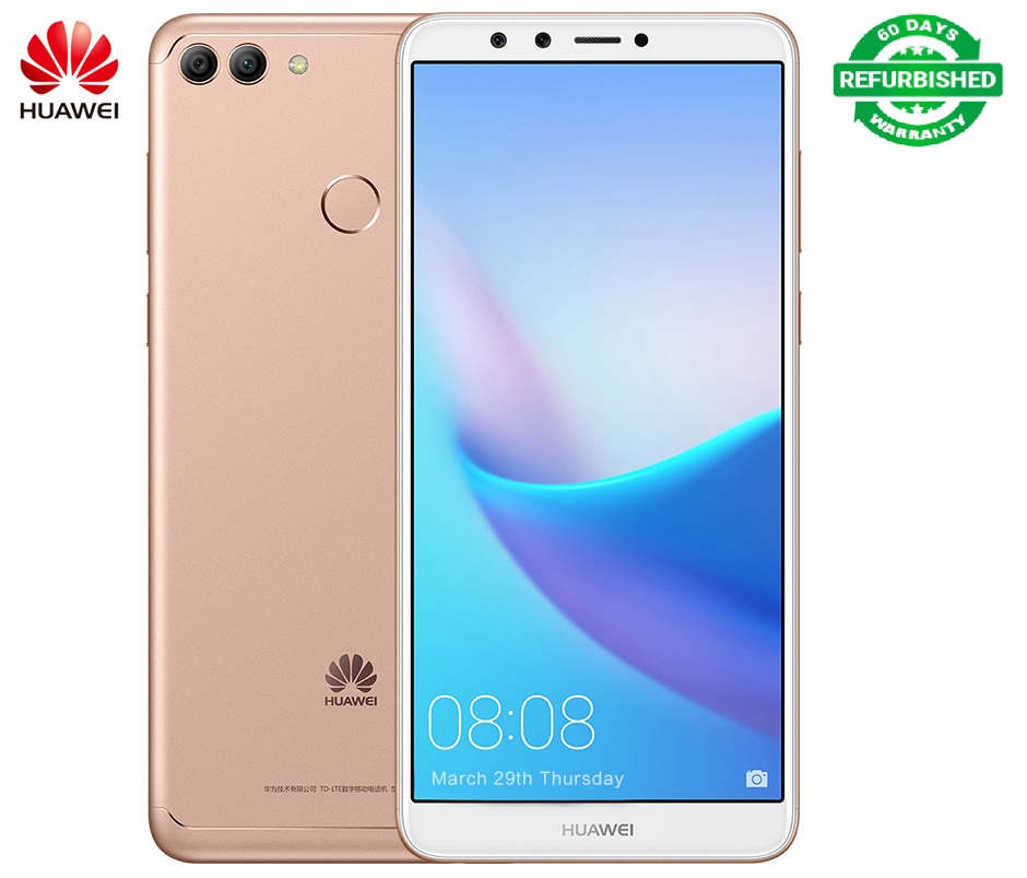 Refurbished HUAWEI Y9（2018） 5.93&apos;&apos; 4G+64G/128GB Android 8.0 Mobile Phone 4000mAh  4 Cameras