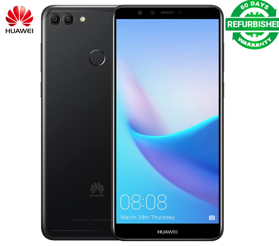 Refurbished HUAWEI Y9（2018）  5.93&apos;&apos; 4G+64G Android 8.0 Mobile Phone 4000mAh  4 Camera smartphone