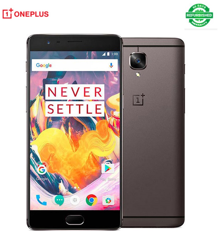 Refurbished OnePlus 3T Smartphone 6GB RAM 64GB ROM 5.5&quot; FHD Snapdragon 821 16MP NFC Mobile Phone