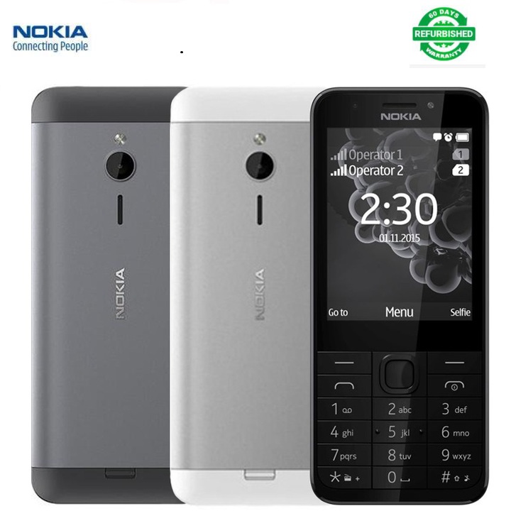 Nokia 230 GSM 2.8 inch 2MP QWERTY Keyboard Refurbished Mobile Phone
