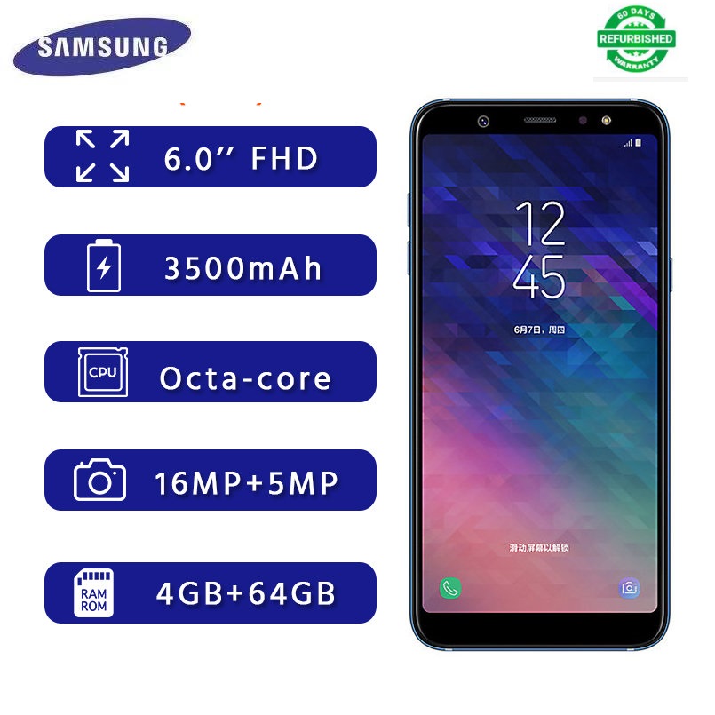 Refurbished Samsung Galaxy A9 Star lite  6.0"4GB RAM 64GB ROM 21MP+16MP Fingerprint Phone