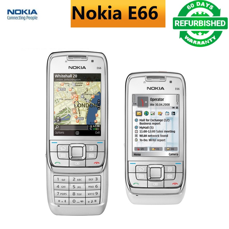 Refurbished phone Nokia E66 Unlocked 3G Mobile Phone WIFI GPS Bluetooth