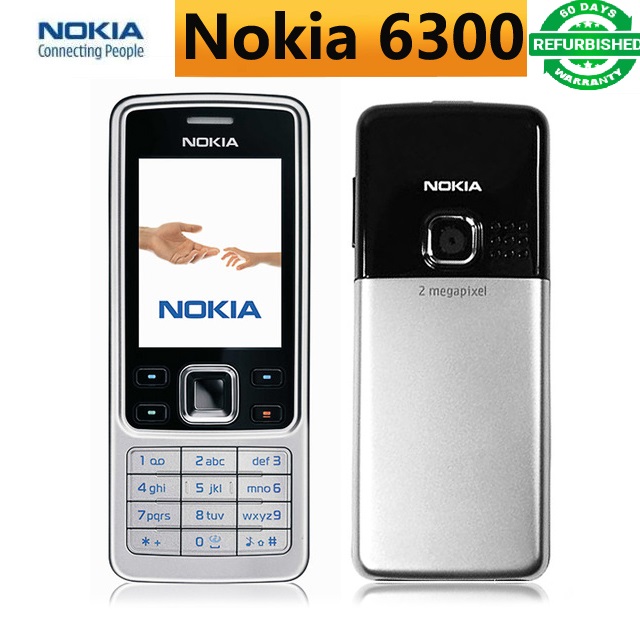 Refurbished phone Nokia 6300 GSM 860mAh Mobile Phone Tri-Band Multi-language