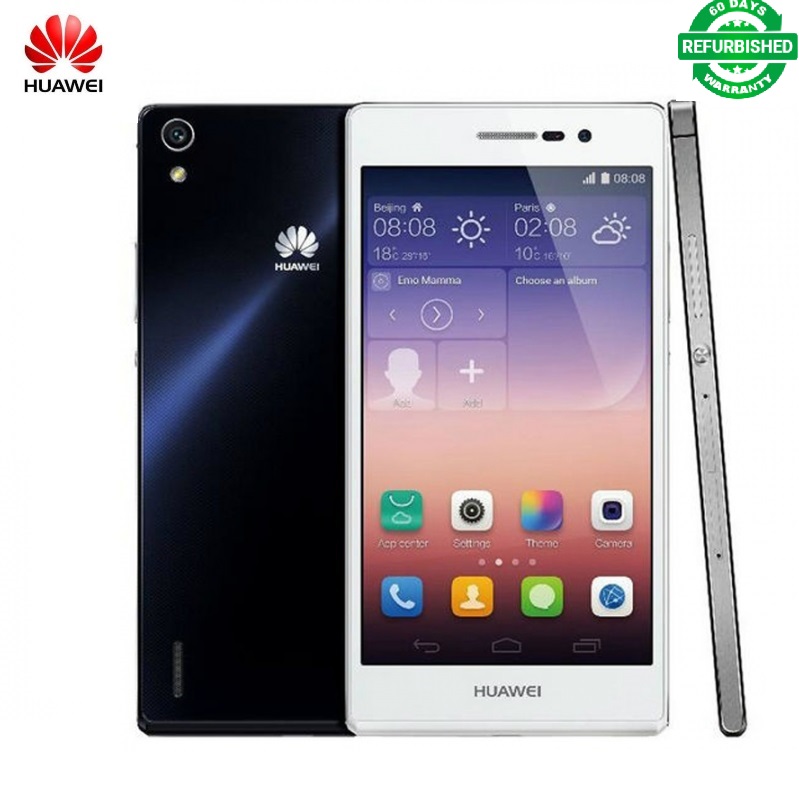 Refurbished phone Huawei P7 2+16GB -5 &apos;&apos;screen-13+8MP- single sim smartphone hua wei p7