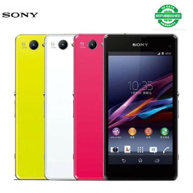 Refurbished Sony Xperia Z1 Compact Z1 mini D5503 3G/4G 4.3&quot; 20.7MP WIFI GPS  2GB +16GB  Mobile phone
