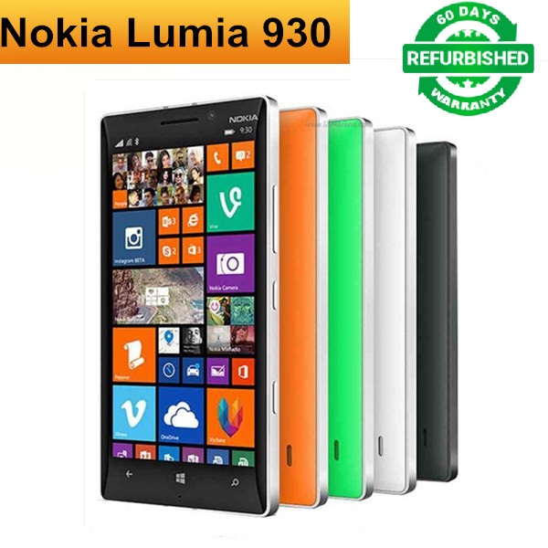 Refurbished Original Unlocked Nokia Lumia 930 L930 Mobile phones 20MP Camera LTE 32GB ROM 2GB RAM