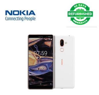 Refurbished Nokia 7 Plus Smartphone 6.0&apos;&apos; 4/6+64GB 13MP+16MP Mobile Phone 3800mAh 4G NFC Cellphone