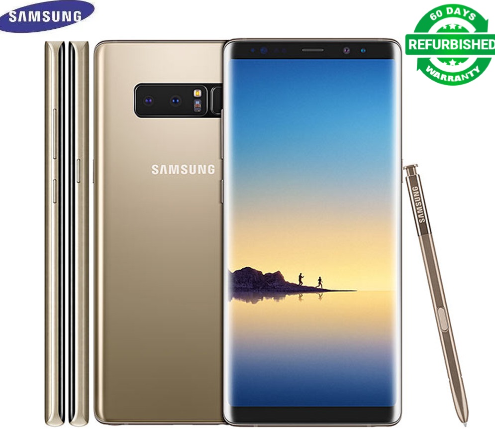 Refurbished Samsung Galaxy Note8 6GB+64GB 6.3&apos;&apos; screen 24mp+8mp  smartphone dual SIM