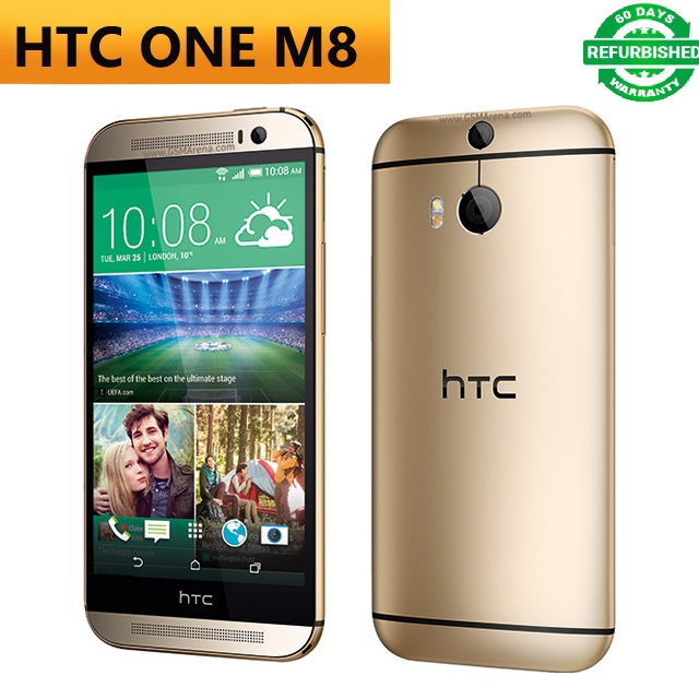 Refurbished HTC One M8 Mobile phone 5MP 2600mAh LTE 4G 32GB ROM 2GB RAM Quad Core 5.0 3Camera