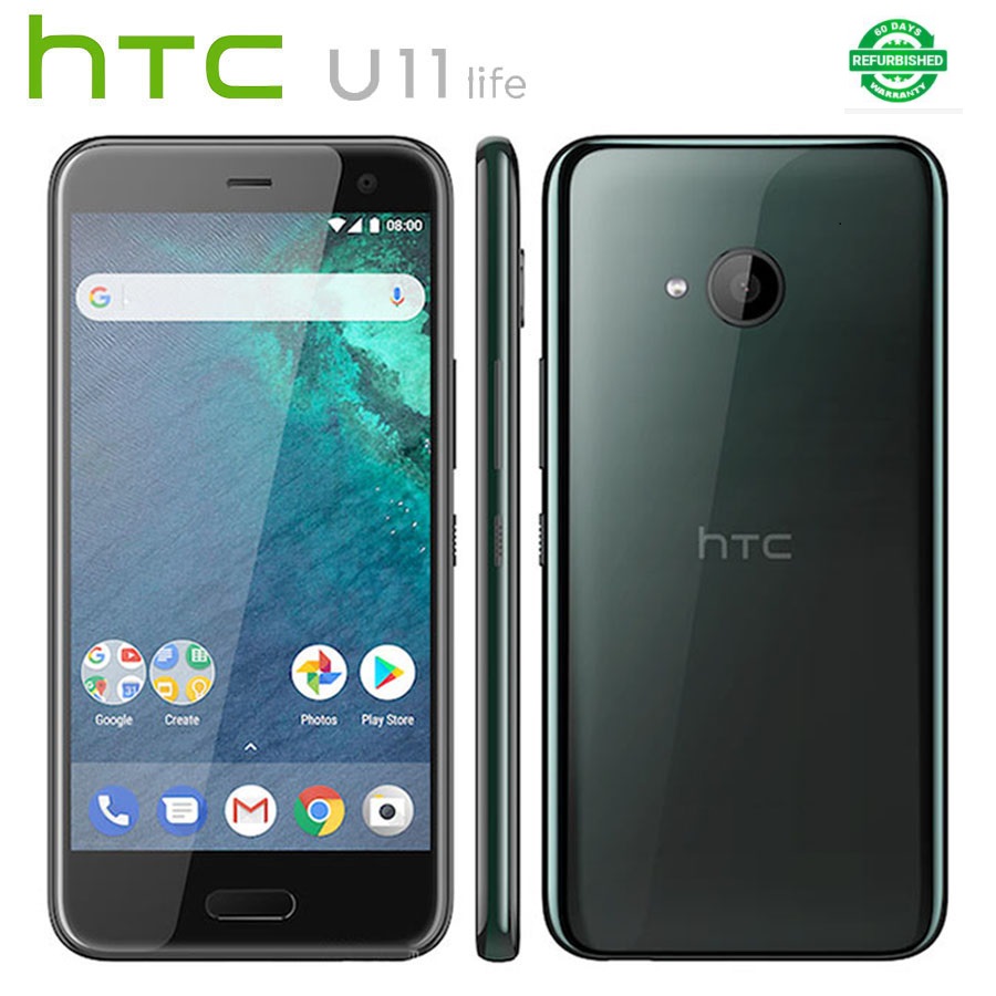 Refurbished HTC U11 life IP67   5.2“ 3G +32G Cell Phone Android fingerprint
