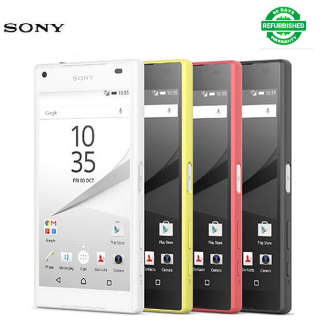 Refurbished phone Sony Xperia Z5 Compact Z5 mini  2GB RAM 32GB ROM Android  1280P  23MP smartphone