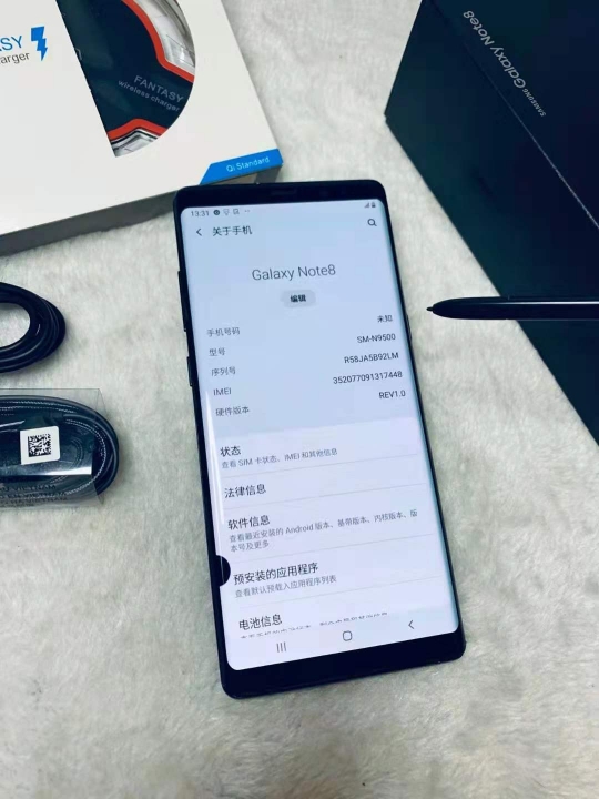 Refurbished Samsung Galaxy Note8 6.3&quot; Note 8 single Sim 6GB +64GB Android 9.0  Dual 12MP Cell Phone