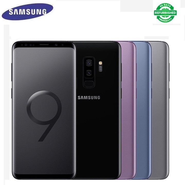 Refurbished Samsung Galaxy S9 plus 64GB ROM+6GB RAM 12+8MP smartphone s9+ screen with one line