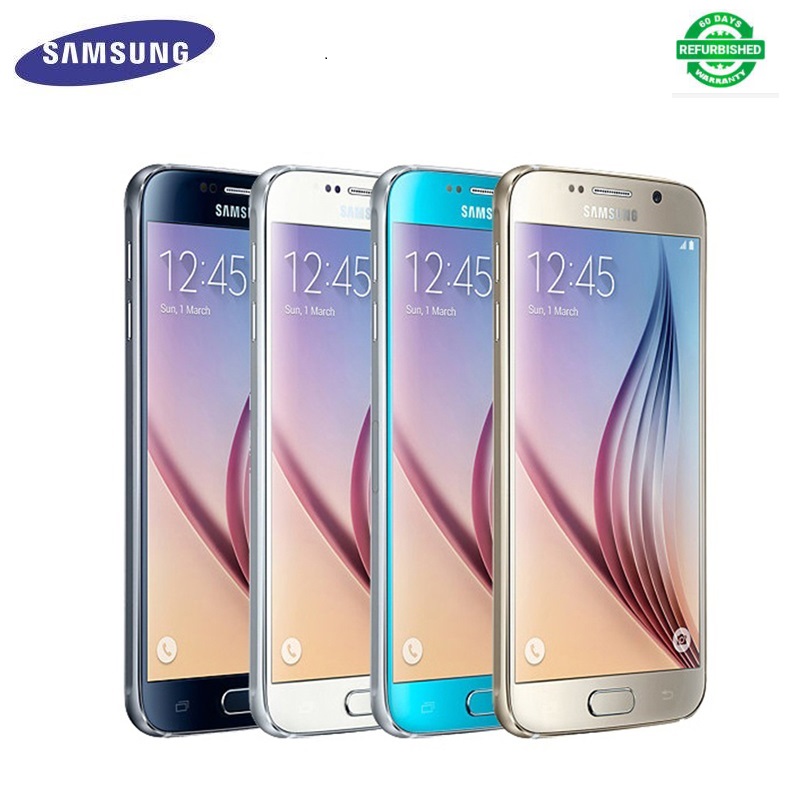 Refurbished Samsung Galaxy S6 Edge G925 5.1&quot; 3GB+32GB 16.0MP screen with one line