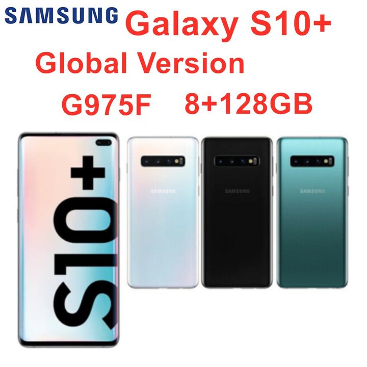 Refurbished Samsung Galaxy S10+ S10 Plus 6.4" Global Version 8GB+128GB ROM5 Camera screen with line