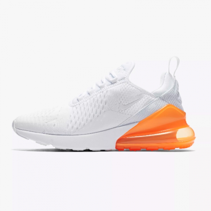 NIKE AIR MAX 270 Black and White MEN'S SPORTS RUNNING SHOES WOMEN'S SNEAKERS White and Orange 36EUR NIKE AIR MAX 270 Black and White MEN'S SPORTS RUNNING SHOES WOMEN'S SNEAKERS White and Orange 36EUR