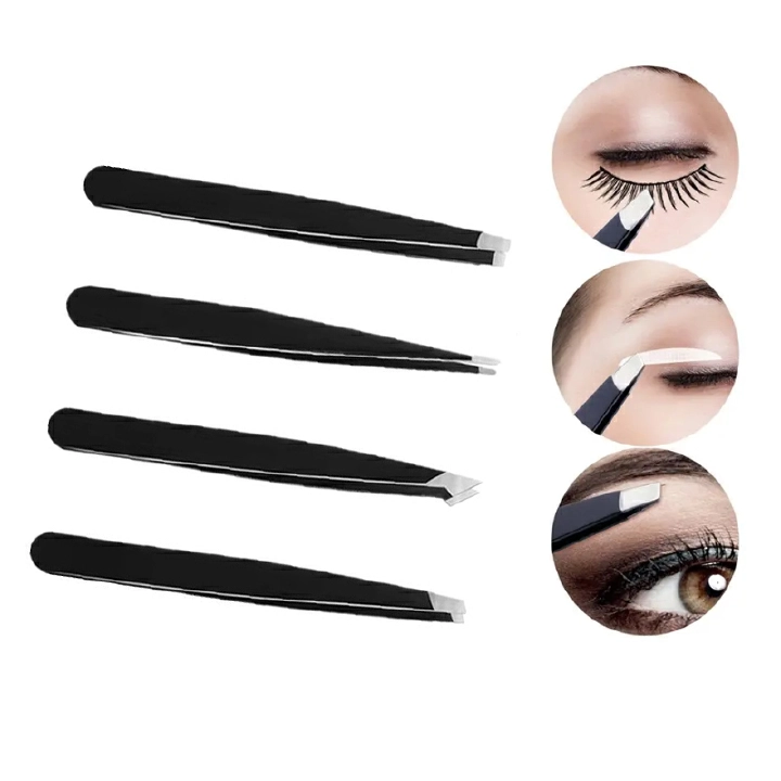 Stainless Steel Eyebrow tweezers Makeup Tweezer beauty tool for Eye Brow