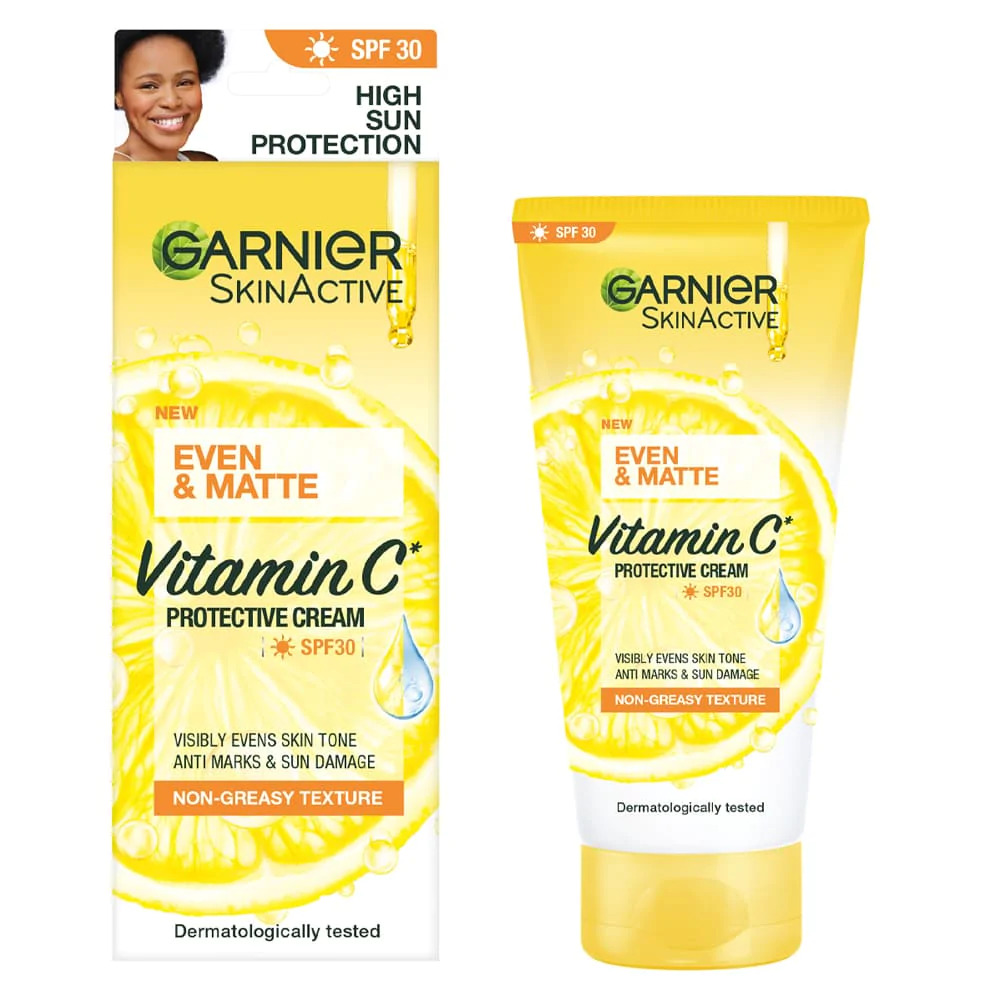 【Discounted】Garnier Even & Matte Vitamin C Sunscreen SPF30 50ml