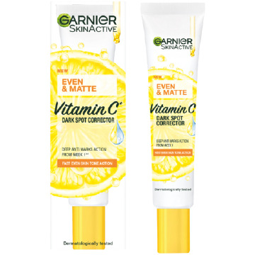 Garnier Even & Matte Dark Spot Corrector - 30ml White,30ml