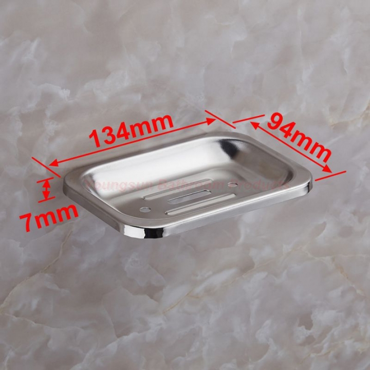 Bathroom Stainless Steel Fancy Soap Dish Shower Soap Tray Soap Case Soap Saucer Soap Holder
