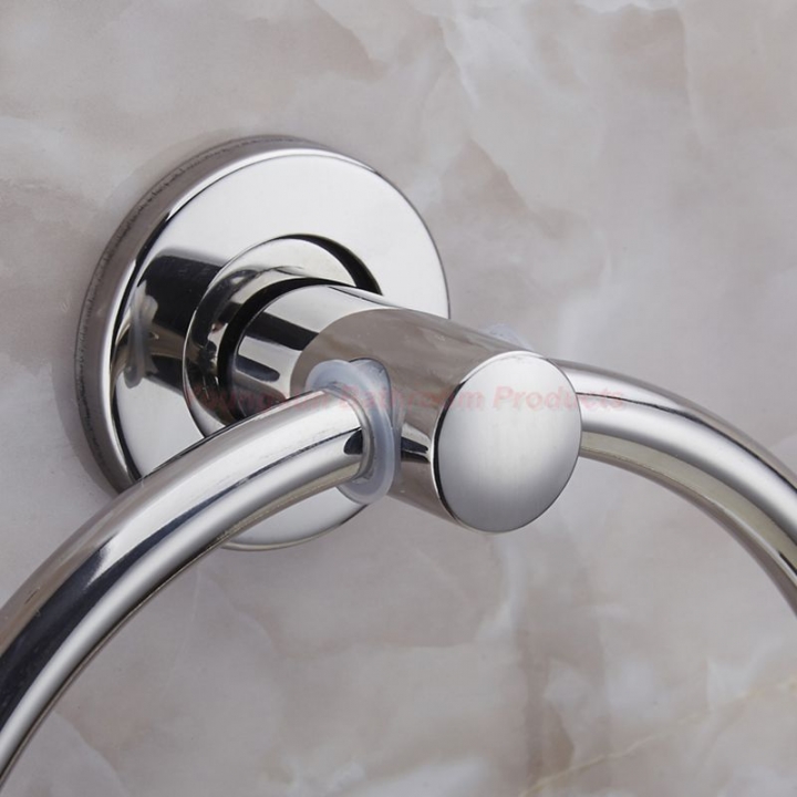 Home Decor Bathroom Fittings Stainless Steel Towel Ring Towel Holder Towel Rack Towel Bar