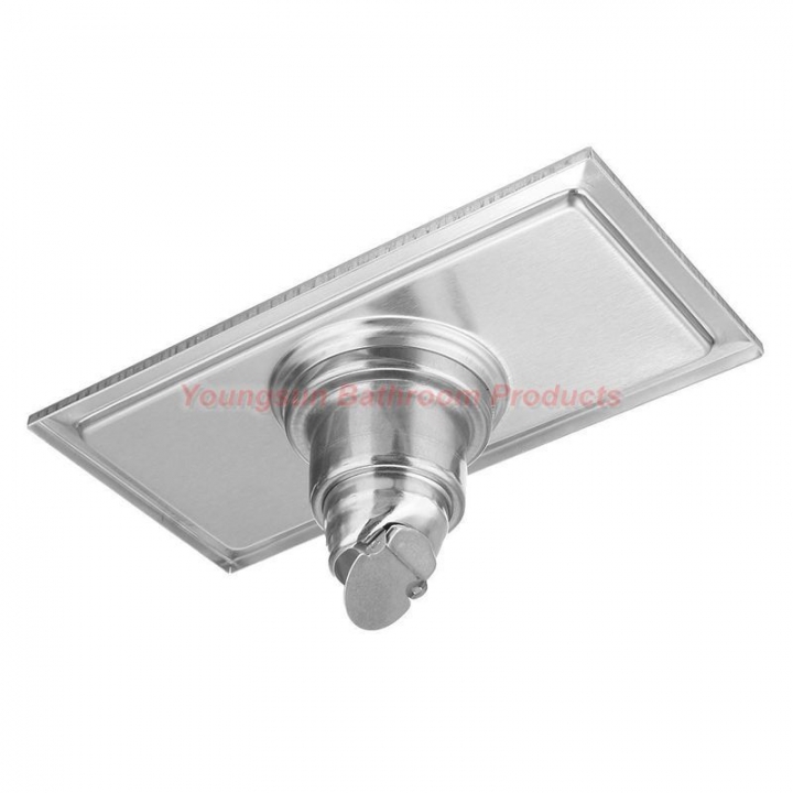20 x 10cm Stainless Steel Anti-smell Rectangle Long Shower Floor Drain